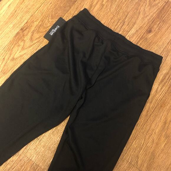 Bebe Sport Black Nailhead Joggers Sweatpants with Studded Logo Size Medium - Picture 9 of 13